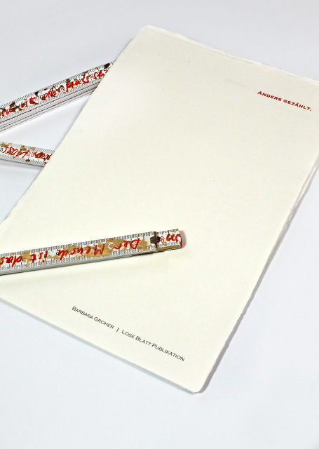 Anders gezählt- Lose Blatt Publikationen – Barbara Groher